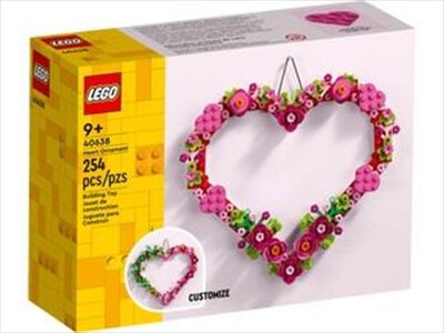 LEGO - CUORE ORNAMENTALE - 40638-Multicolore