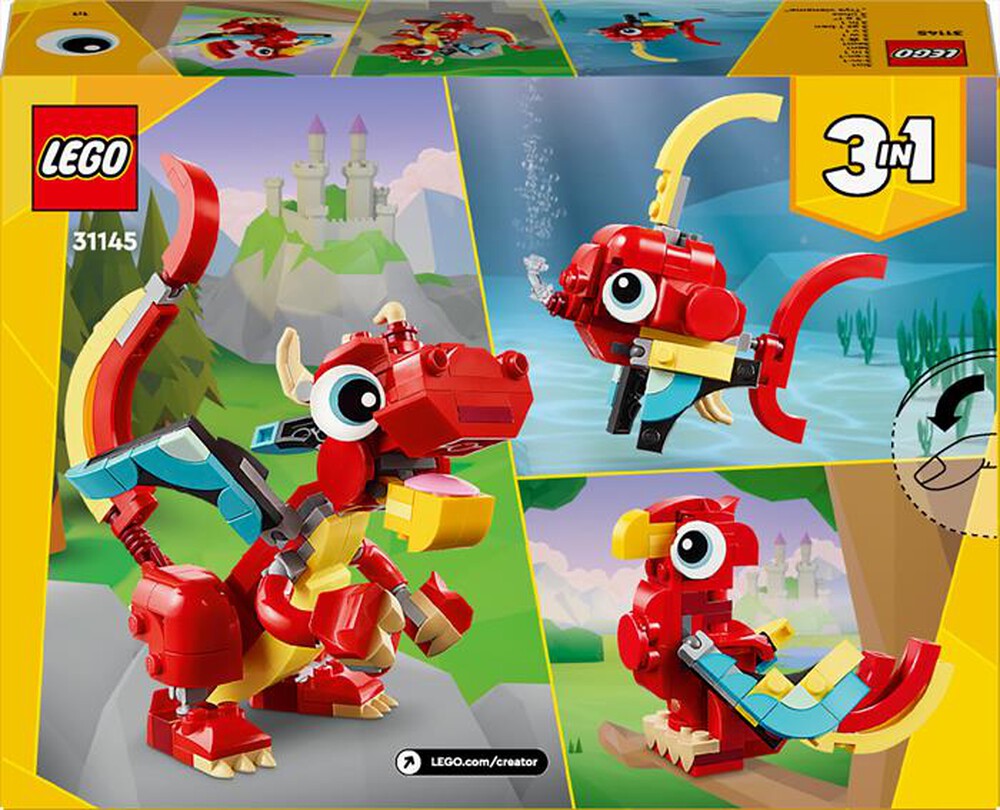 Immagine del prodotto LEGO - CREATOR Drago rosso 31145