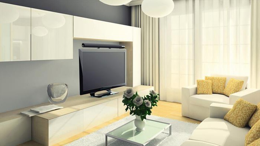 "MELICONI - Sound Bar 1000 - Supporto per Sounbar-Nero"