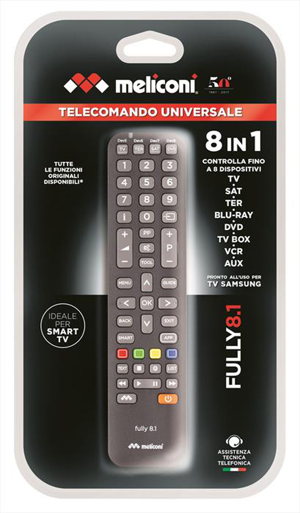"MELICONI - FULLY 8.1-Calotta ABS antracite"