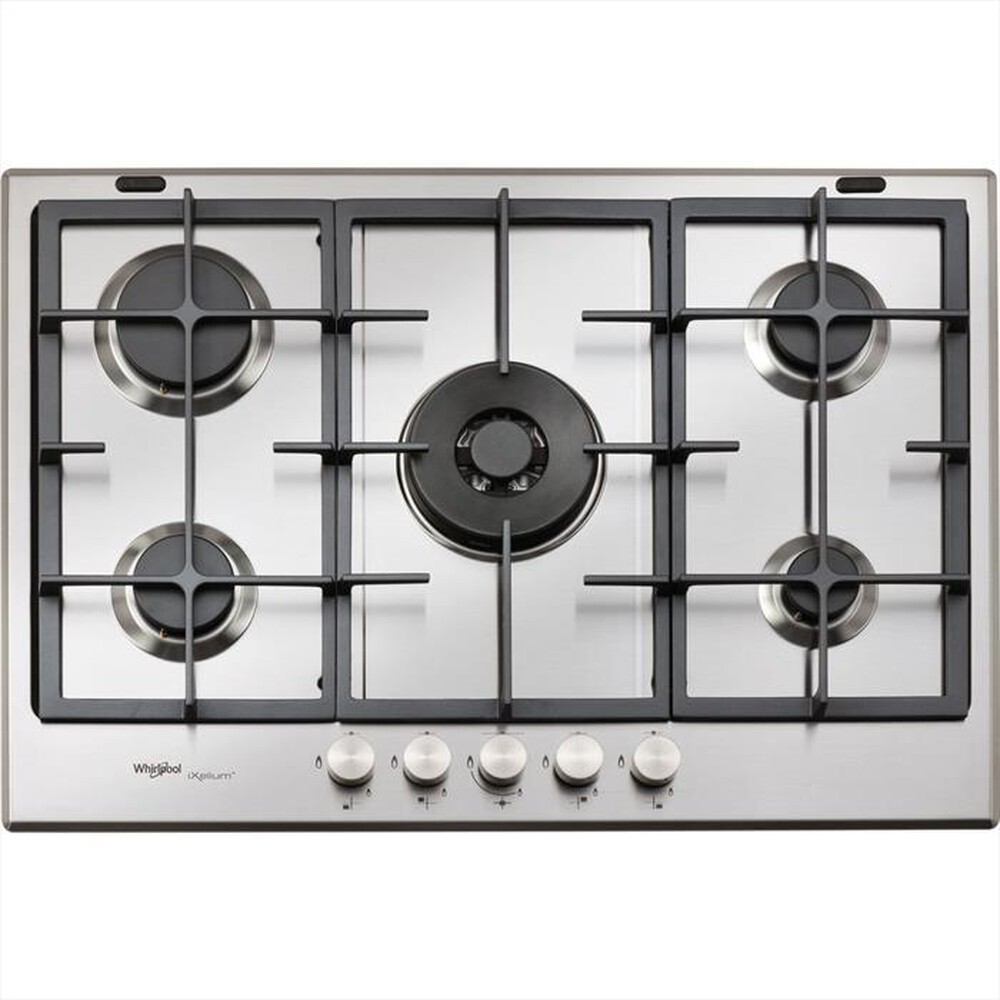 Immagine del prodotto WHIRLPOOL - Piano cottura a gas IXELIUM GMR 7522/IXL 73cm-Acciaio inossidabile
