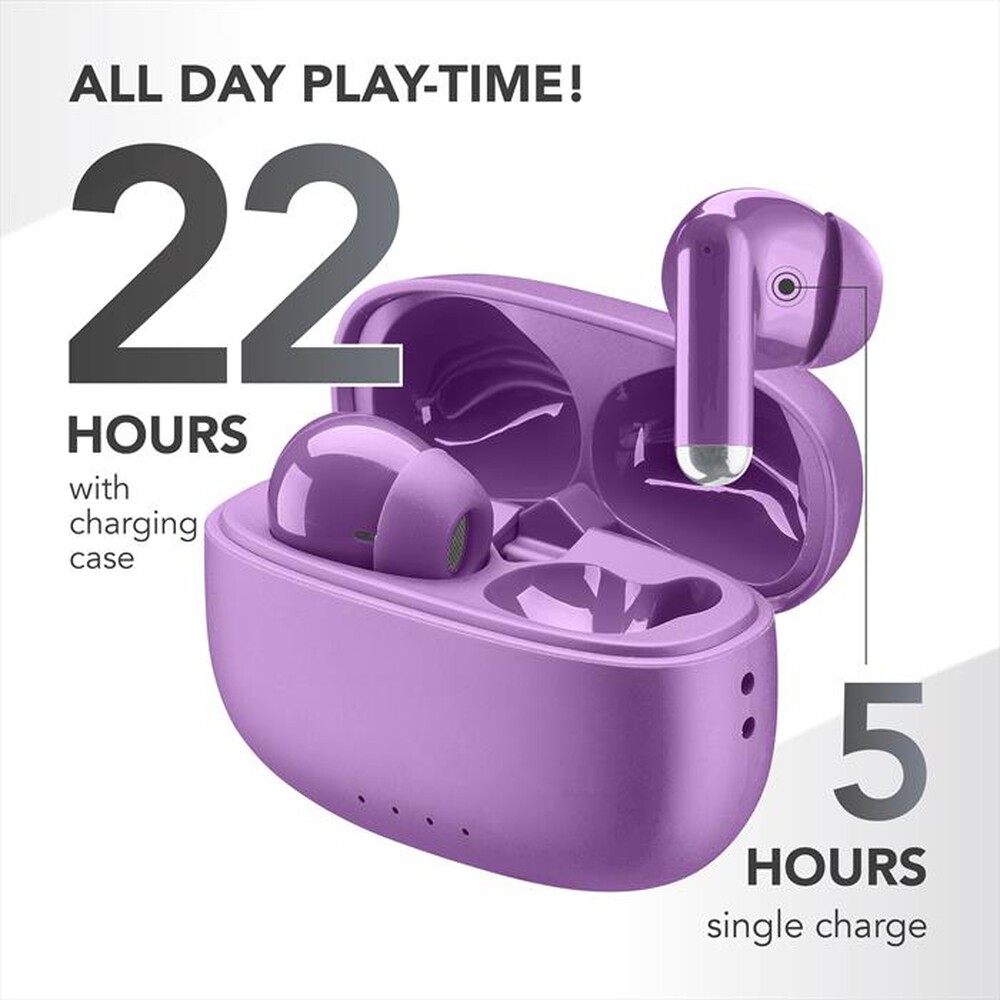 Immagine del prodotto MUSIC SOUND - Auricolare Bluetooth in-ear DRIFT-Viola