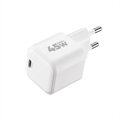 CELLULARLINE - CARICATORE GAN+ 45 W PORTA USB-C BIANCO PER DISPO-Bianco