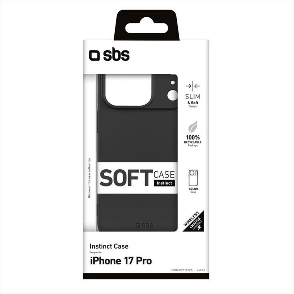 Immagine del prodotto SBS - Cover Instinct per iPhone 17 Pro-Nero