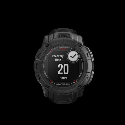 GARMIN - Smartwatch INSTINCT 2X, SOLAR, TACTICAL EDITION-Black