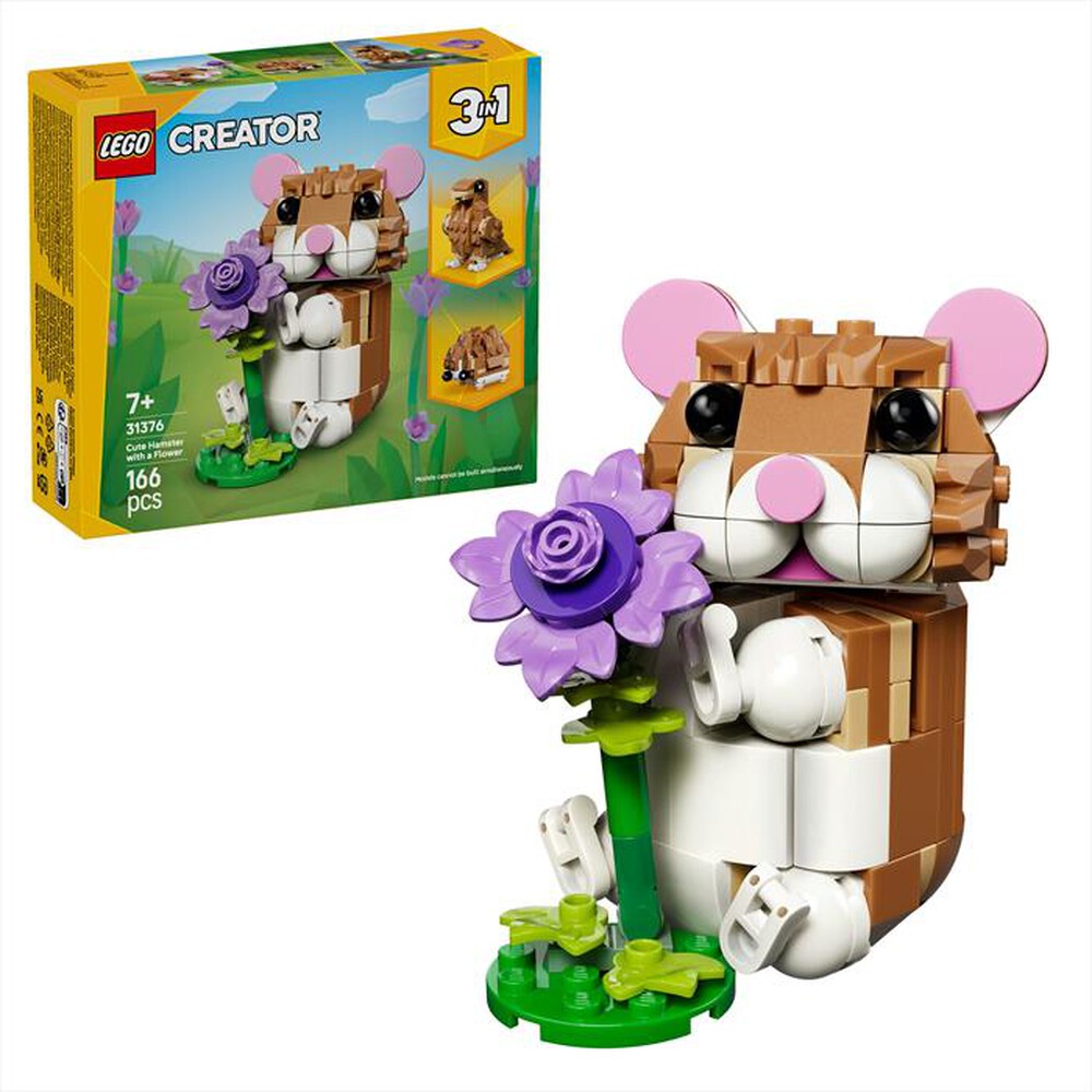 Immagine del prodotto LEGO - CREATOR 3IN1 Simpatico criceto con fiore - 31376