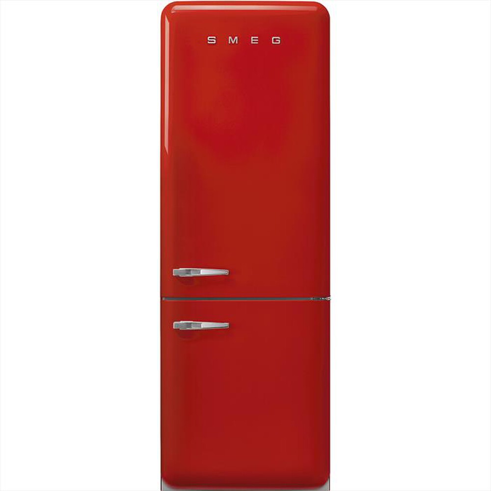 "SMEG - Frigorifero combinato FAB38RRD5 Classe E-Rosso"