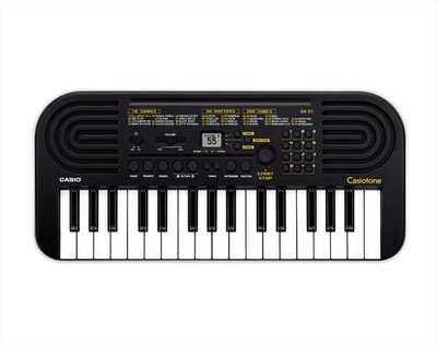 CASIO - Tastiera digitale SA-51H7-BIANCO-NERO