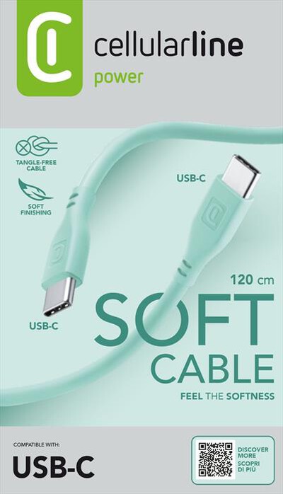 CELLULARLINE - USBDATASOFTC2CG-Verde