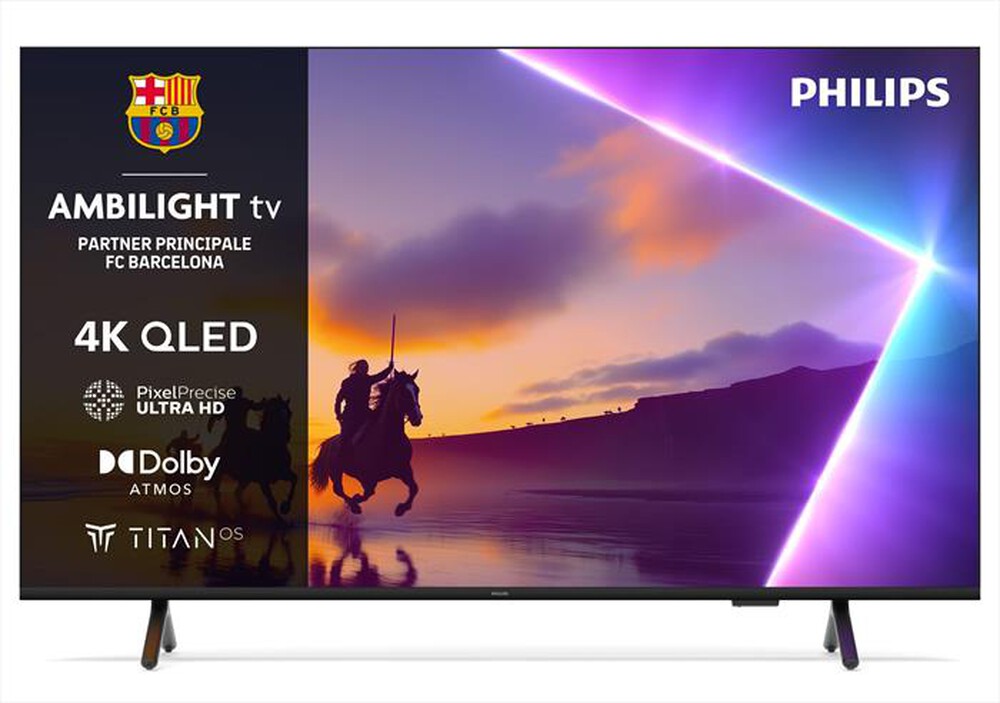 Immagine del prodotto PHILIPS - Smart TV Ambilight QLED 4K 43" 43PUS8510-Black