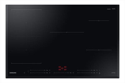 SAMSUNG - Piano cottura induzione NZ85C5047KK/U1 80 cm-nero