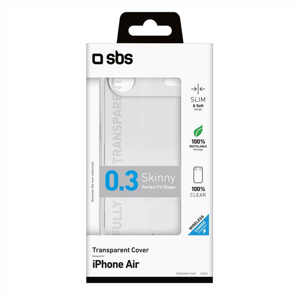 Immagine del prodotto SBS - Cover in TPU per iPhone Air TEINSTIP1766K-Nero