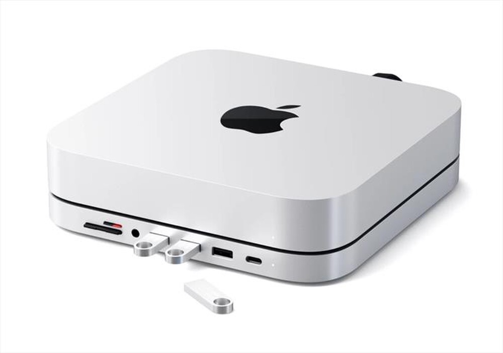 "BELKIN - SUPPORTO CON HUB IN ALLUMINIO PER MAC MINI-argento"