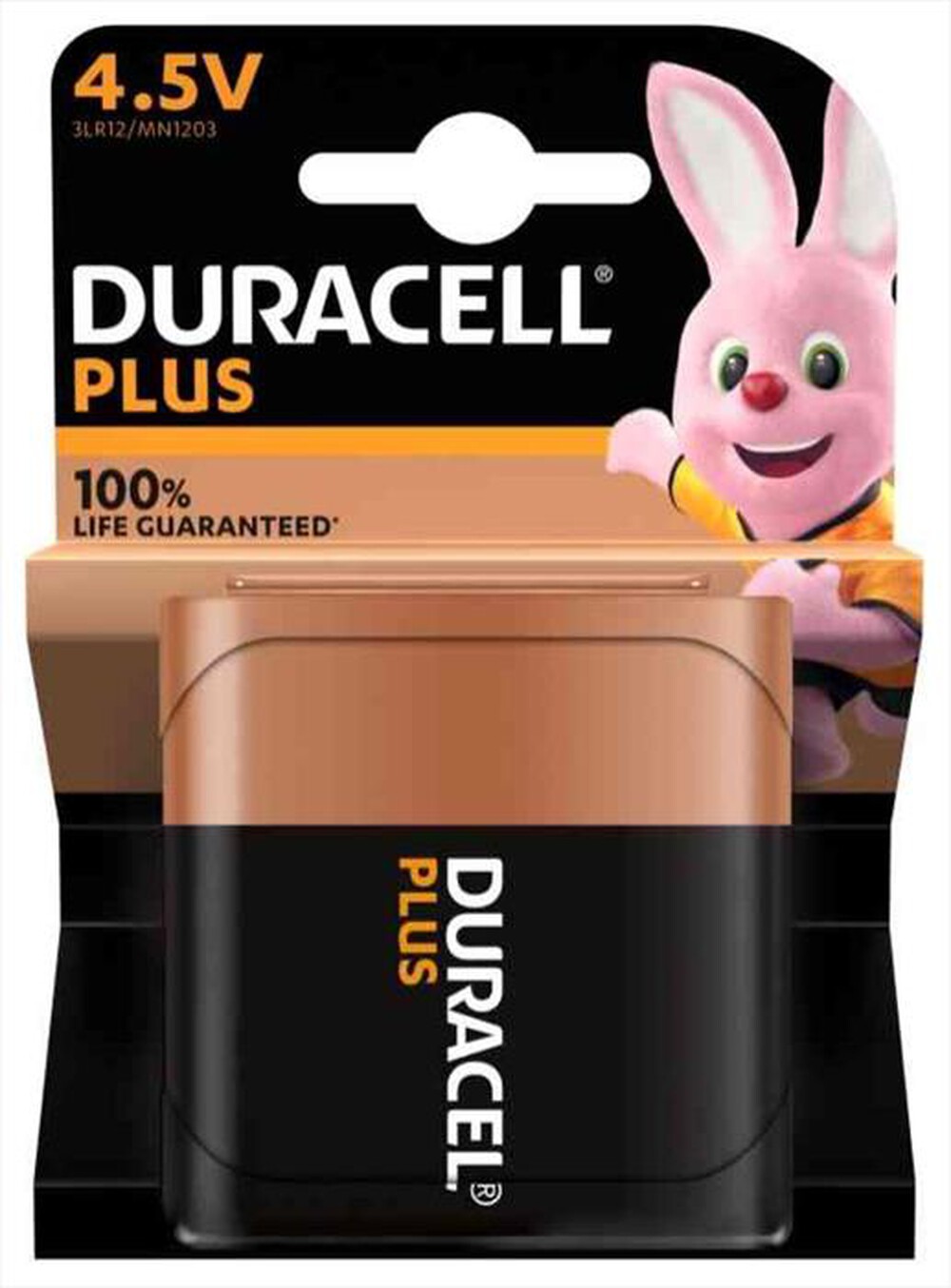 Immagine del prodotto DURACELL - DURACELL PLUS 100 PIATTA(4,5V), 1 PILA BL MN1203