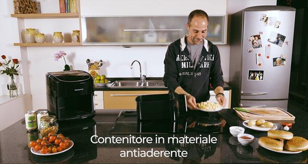 "MELCHIONI FAMILY - Friggitrice ad aria GAIA-Nero"