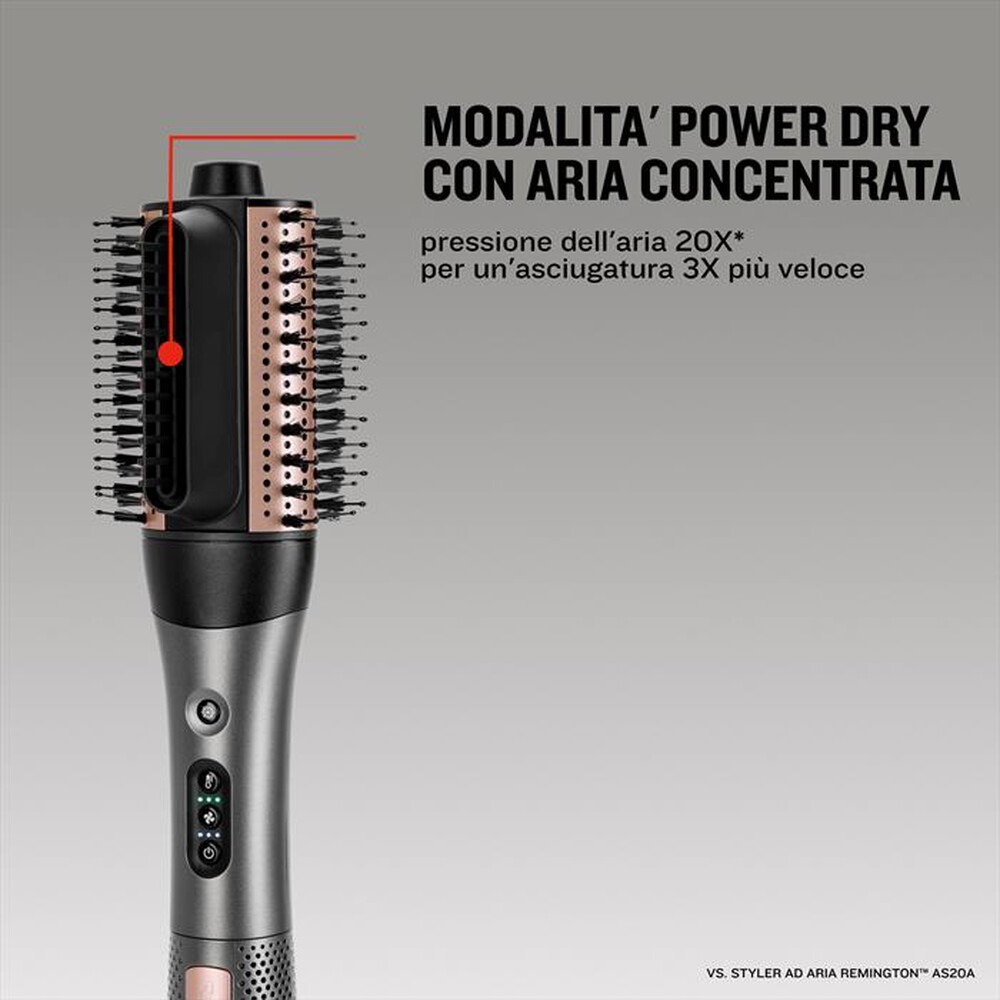Immagine del prodotto REMINGTON - Spazzola ad Aria ONE Power&Dry Smooth AS6077-Grigio metallizzato