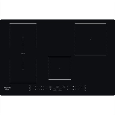 HOTPOINT ARISTON - Piano cottura induzione HB 0577B NE 77 cm-Nero
