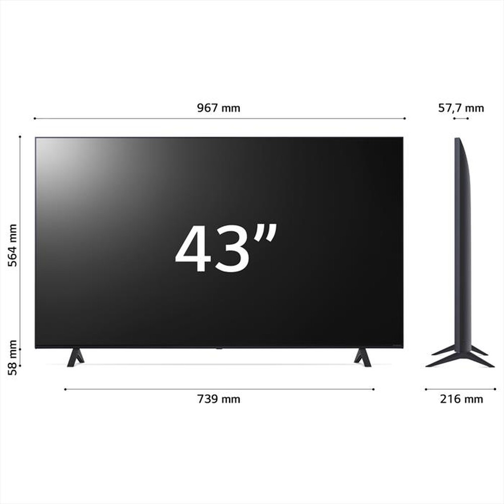 "LG - Smart TV UHD 4K 43\" NANOCELL 43NANO756QC-Blu"