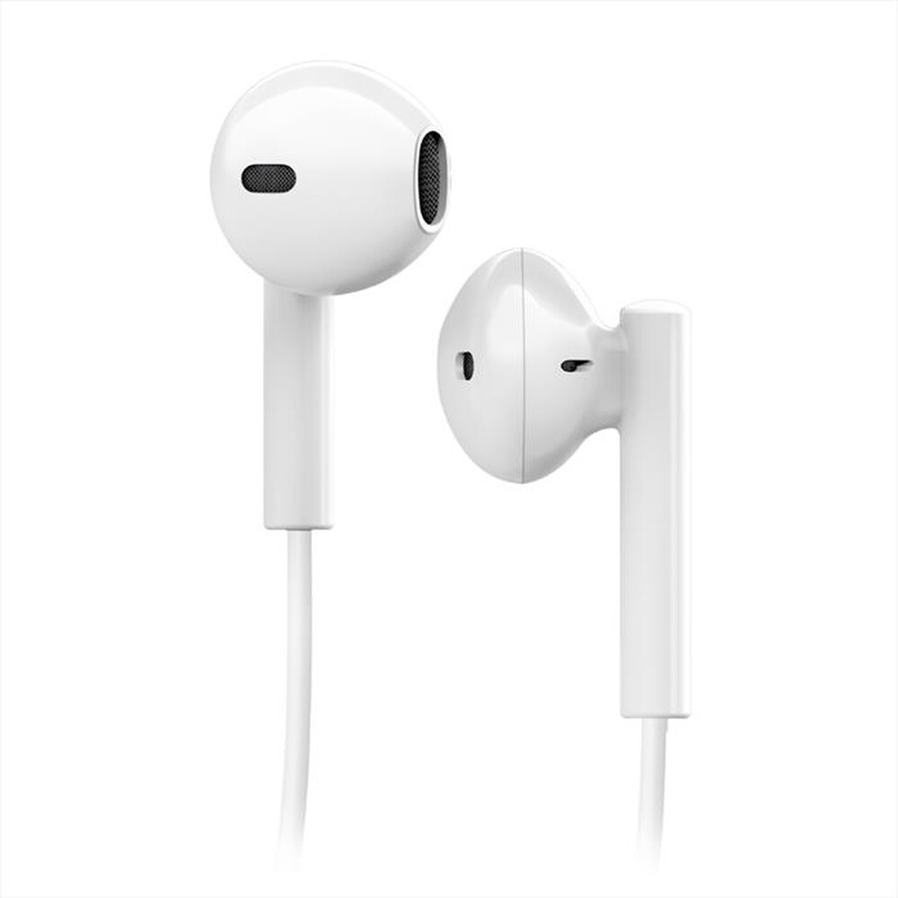 "SBS - Auricolare con filo TEEARLIGHAPW-Bianco"