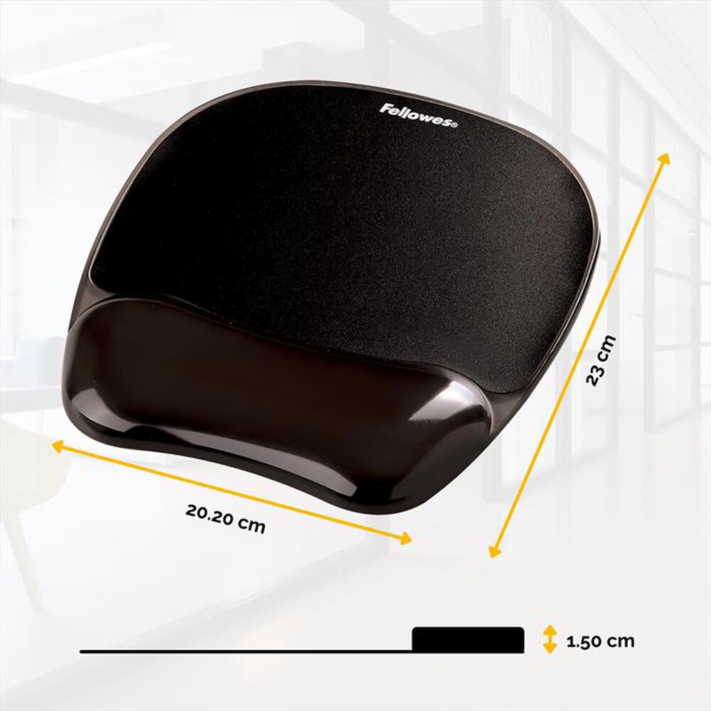 "FELLOWES - GELCRYSTALS-Nero"