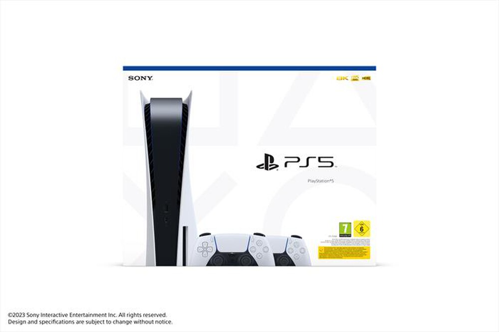 "SONY COMPUTER - PS5 STANDARD C + DUALSENSE WHITE"
