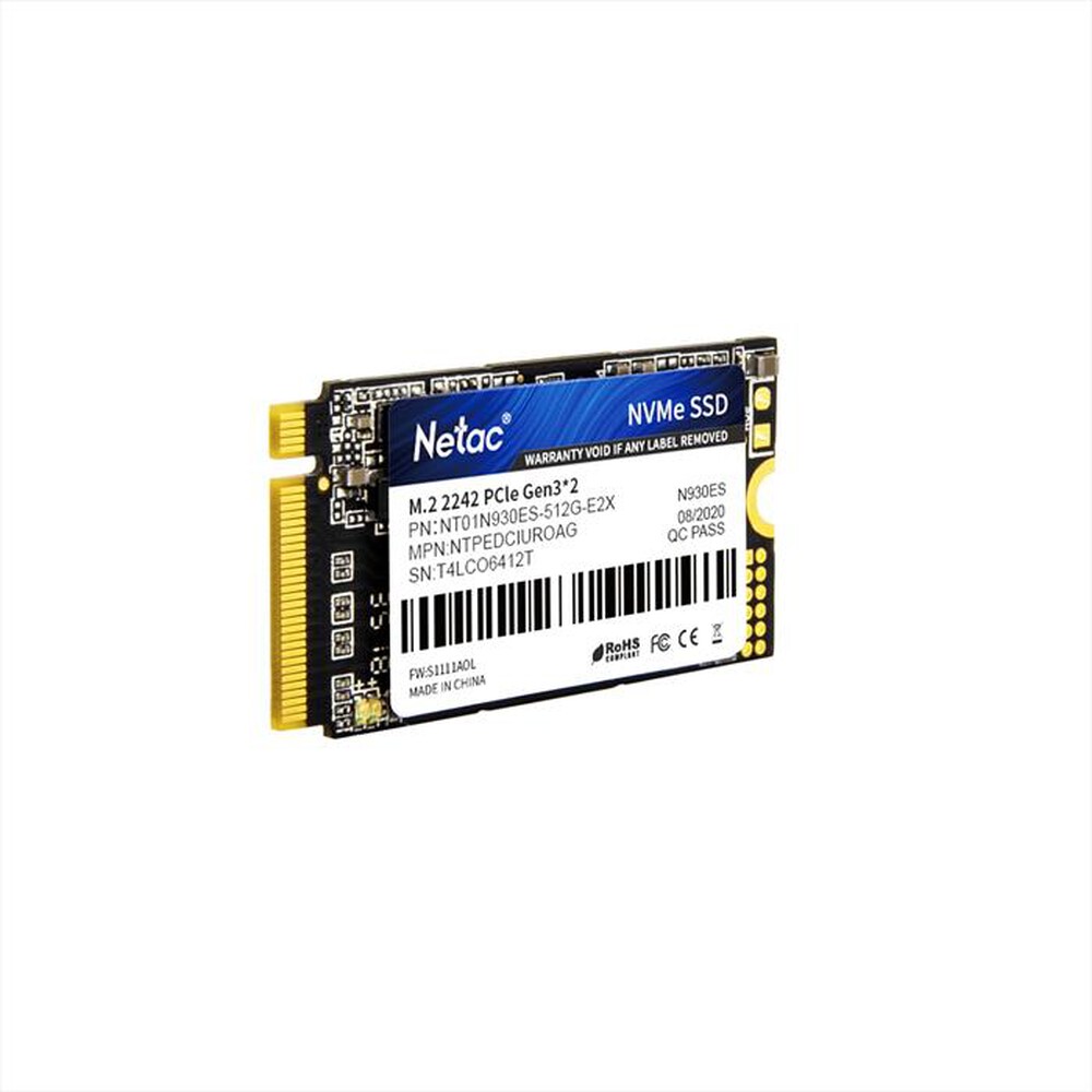 "NETAC - SSD M.2 2242 NVME N930ES 512GB-NERO"