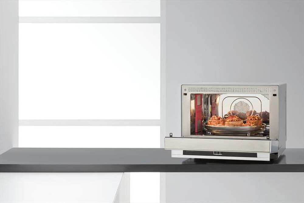 "WHIRLPOOL - Forno microonde MWSC 9133 SX-Nero, Acciaio inossidabile"