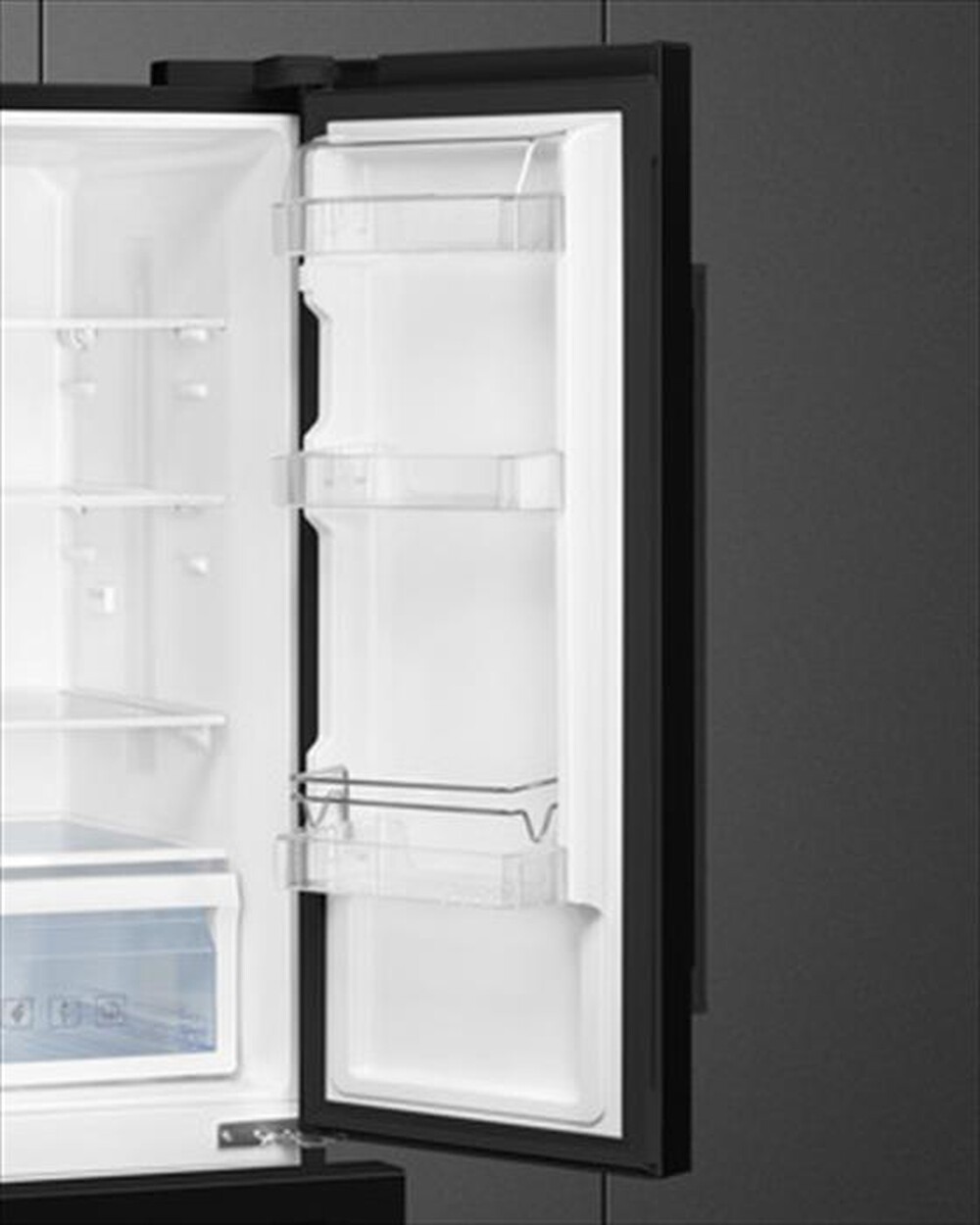"SMEG - Frigorifero 3 e più porte FQ55FNDF Classe F 605lt-Nero"