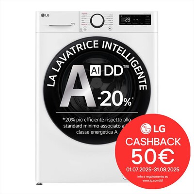 LG - Lavatrice AI DD R3 F4R3013NSWB 13kg Classe A-Bianco
