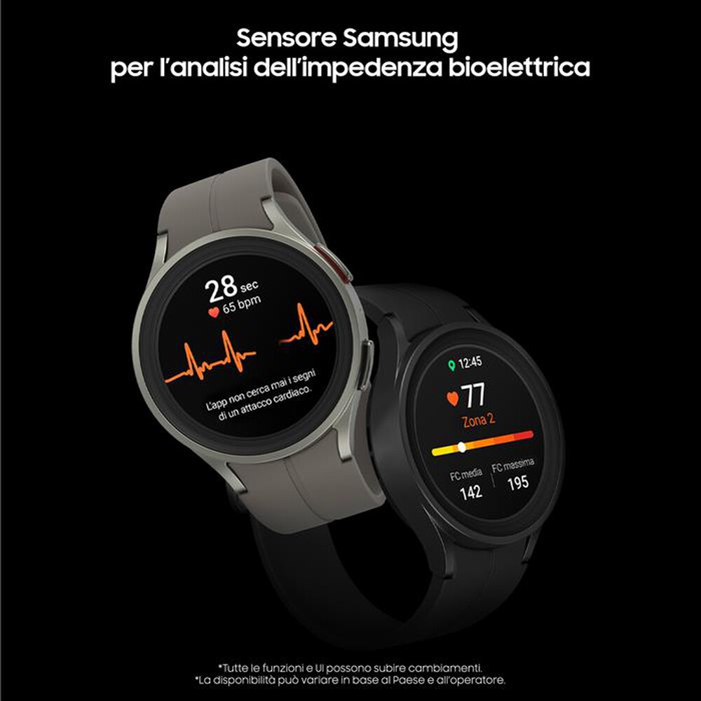 Immagine del prodotto SAMSUNG - GALAXY WATCH5 PRO 45MM BT, 1.5+16 GB-Gray Titanium