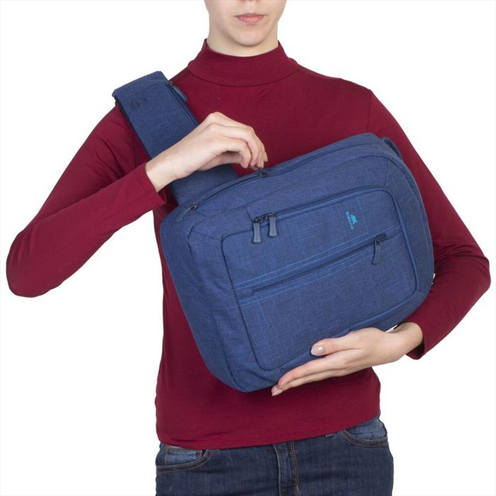 "RIVACASE - 7529 ZAINO MONOSPALLA PER NOTEBOOK DA 13,3\"-Blu"