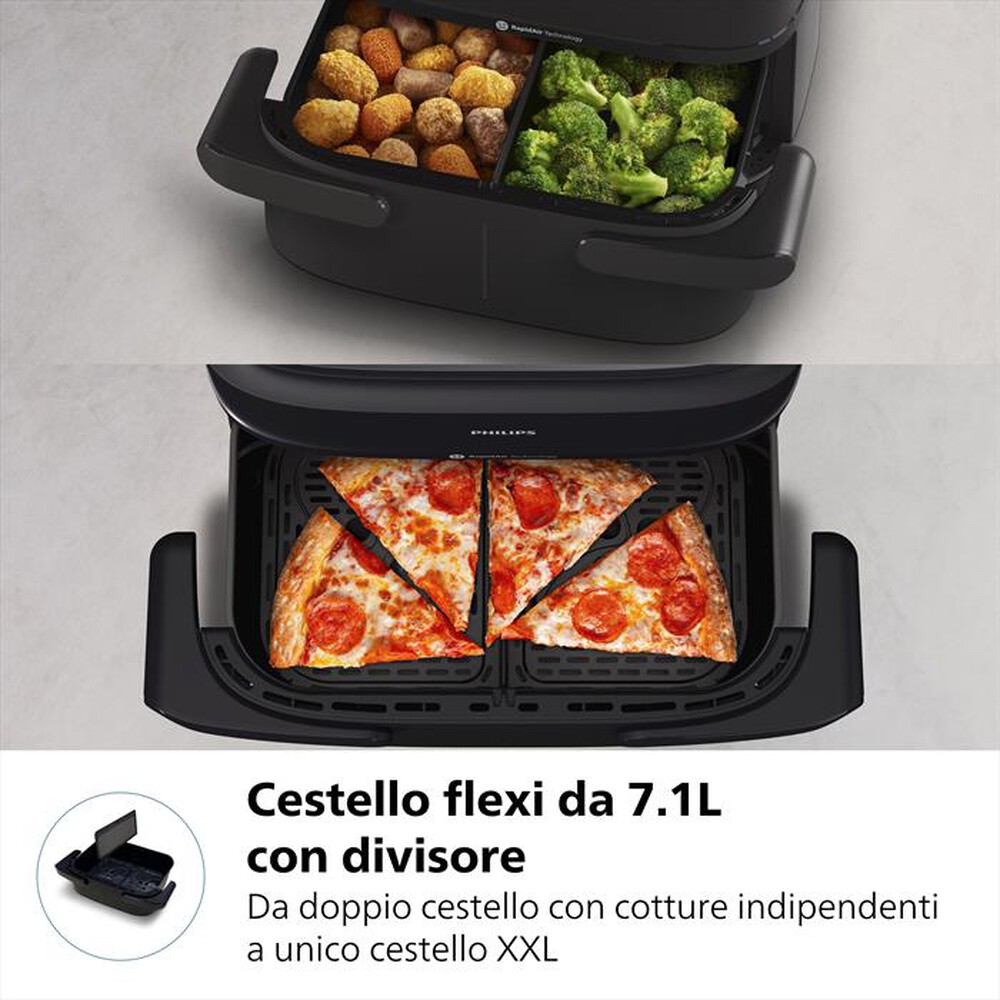 Immagine del prodotto PHILIPS - Friggitrice ad aria AIRFRYER SERIE 1000 NA150/00-Nero