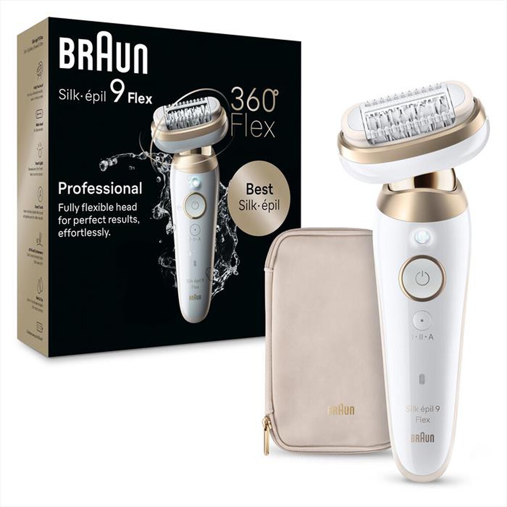 Immagine del prodotto BRAUN - Epilatore SILK-ÉPIL 9 9-011-BIANCO/ORO