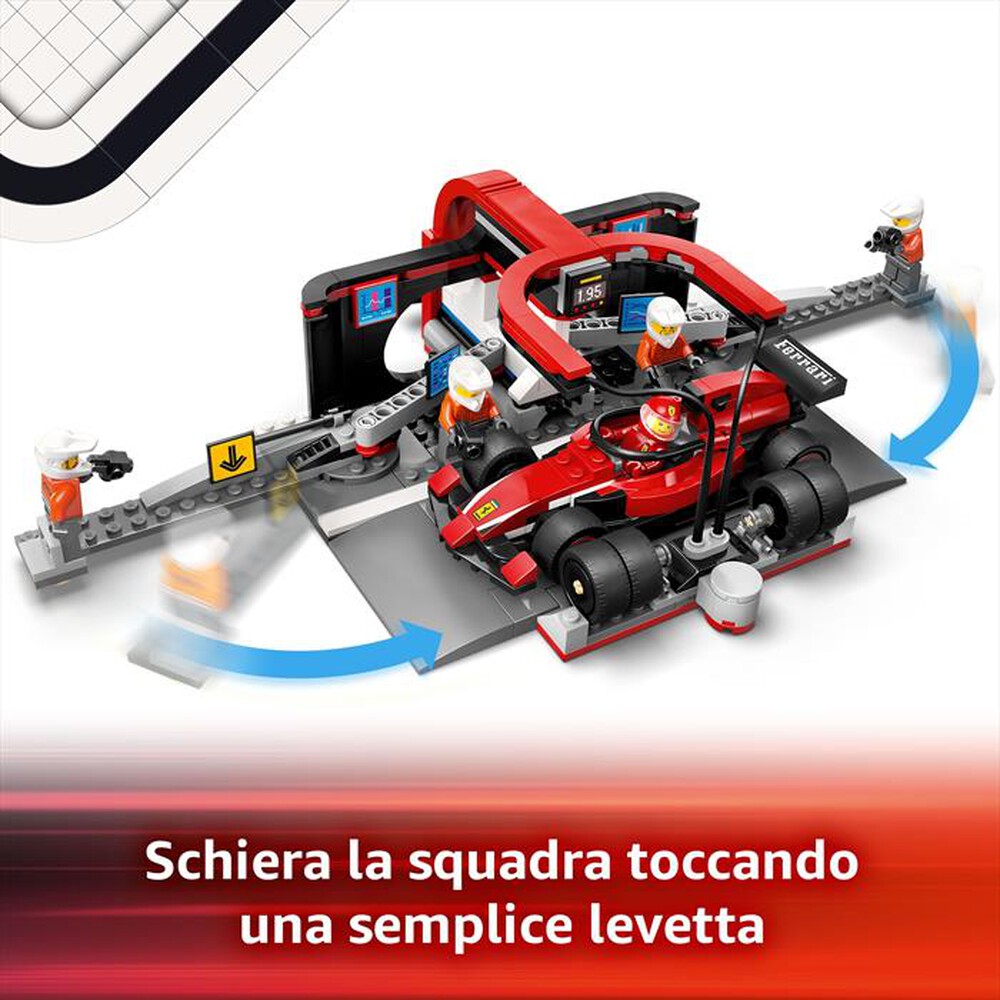 Immagine del prodotto LEGO - CITY F1 Pitstop e meccanici con Ferrari F1&reg; 60443