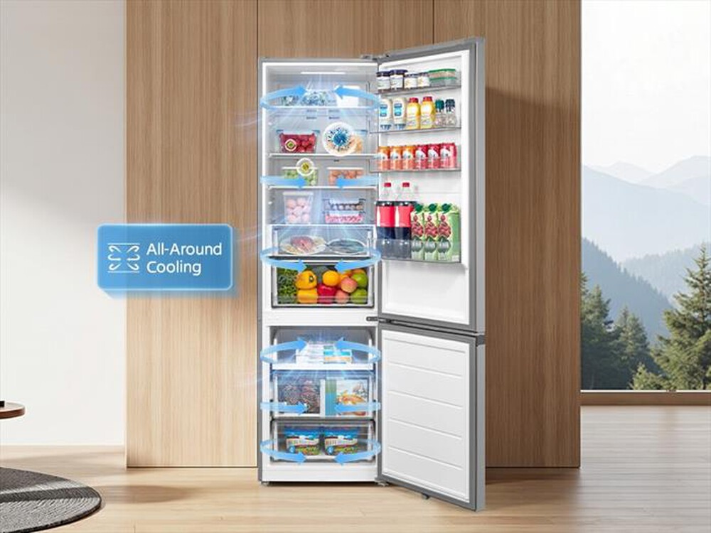Immagine del prodotto MIDEA - Frigorifero combinato MDRB600MIC46 Classe C 442lt-Inox