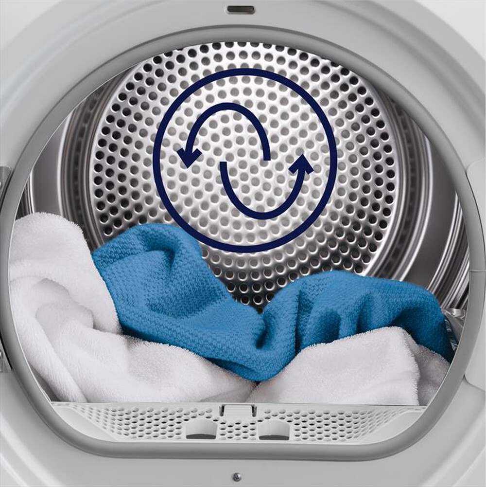 "ELECTROLUX - Asciugatrice EW7H583B 8 Kg Classe A+++-Bianco/oblò nero"