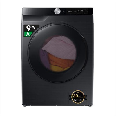 SAMSUNG - Lavasciuga WD90DG6G94BBU3 9/5KG Classe A-nera con oblò e display nero