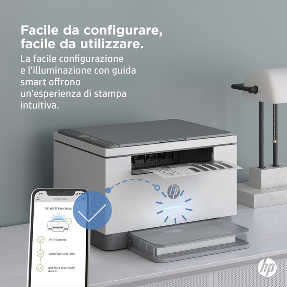 "HP - Multifunzione LASERJET M234DW-Bianca, Grigia"