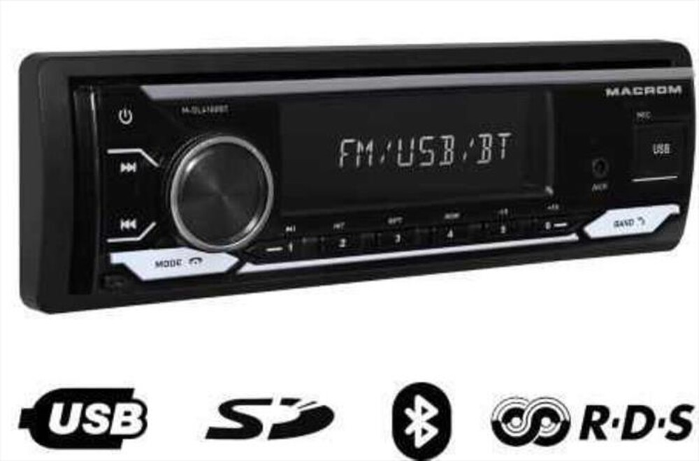 MACROM - Car stereo M-DL4100BT-NERO