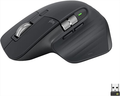 LOGITECH - Mouse MX Master 3S-Grigio scuro