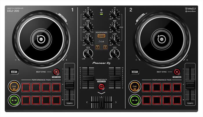 PIONEER - DDJ-200 CONTROLLER-NERO | Euronics