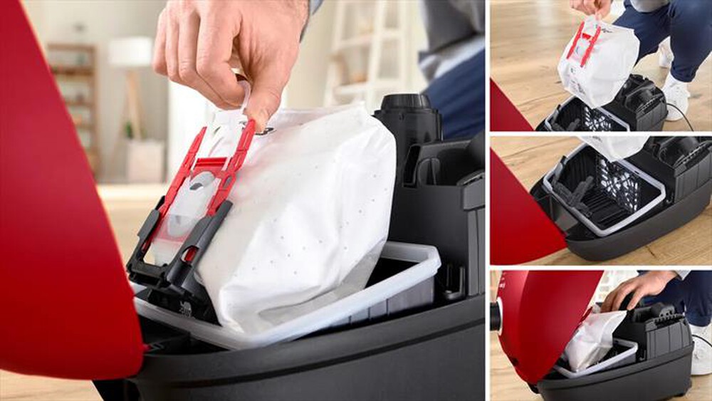 Immagine del prodotto BOSCH - Aspirapolvere a traino BGB41PET1-Nero, Rosso