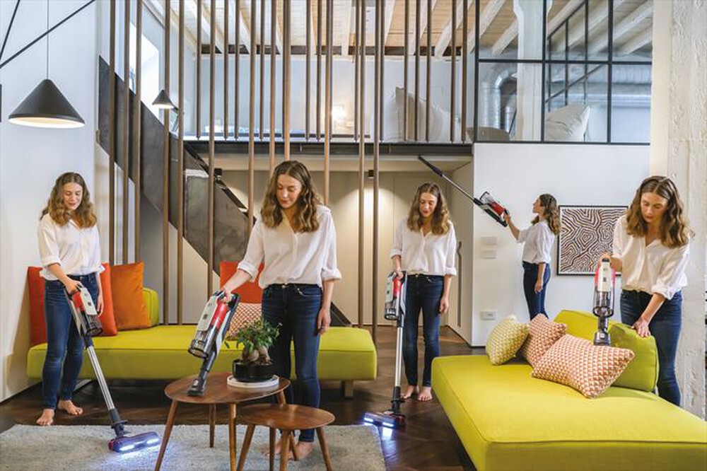 Immagine del prodotto HOOVER - Aspirapolvere ricaricabile HF910H 011-Rosso, Titanio