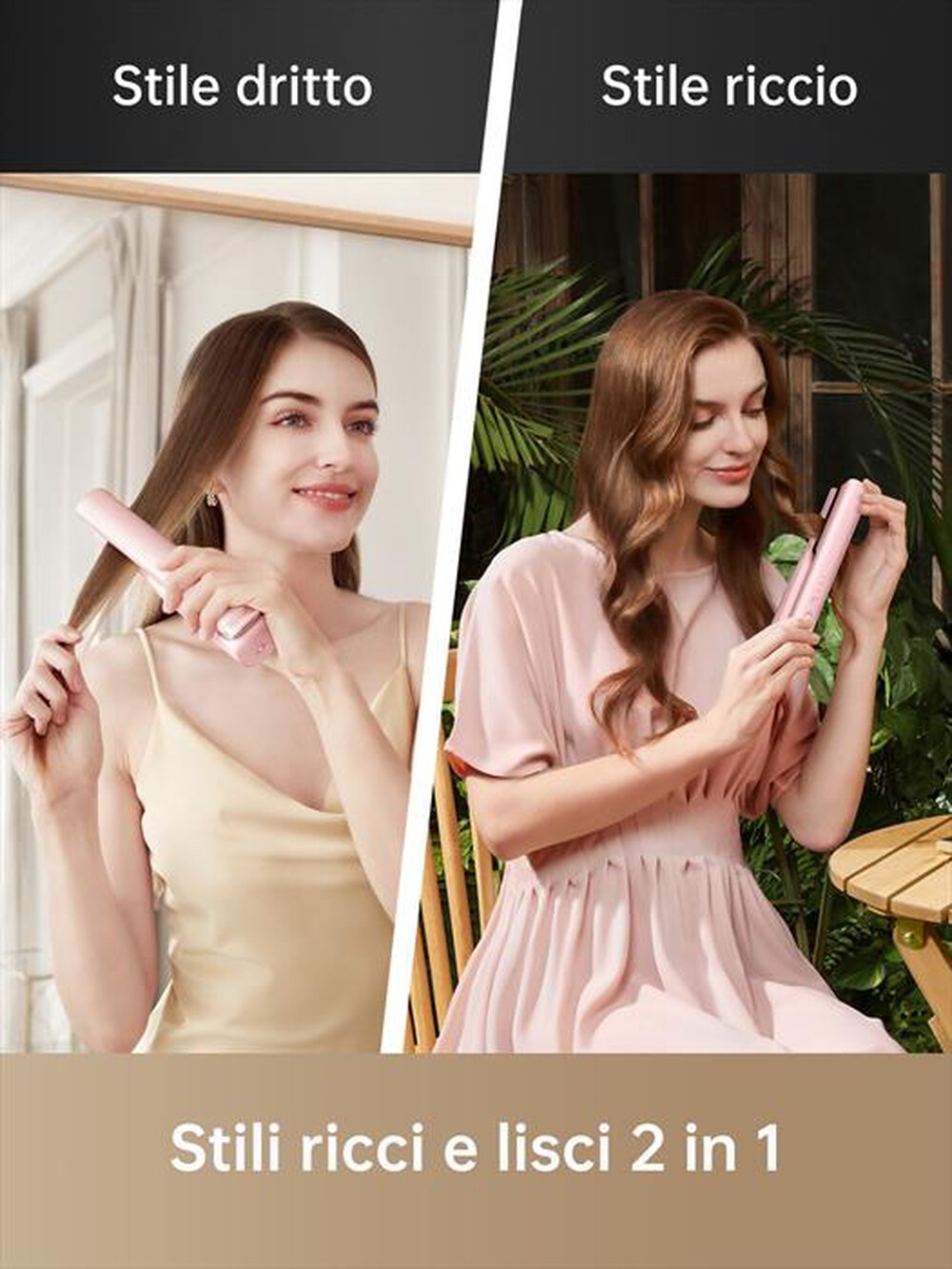 Immagine del prodotto DREAME - Piastra per capelli HAIR GLAMOUR-Rosa