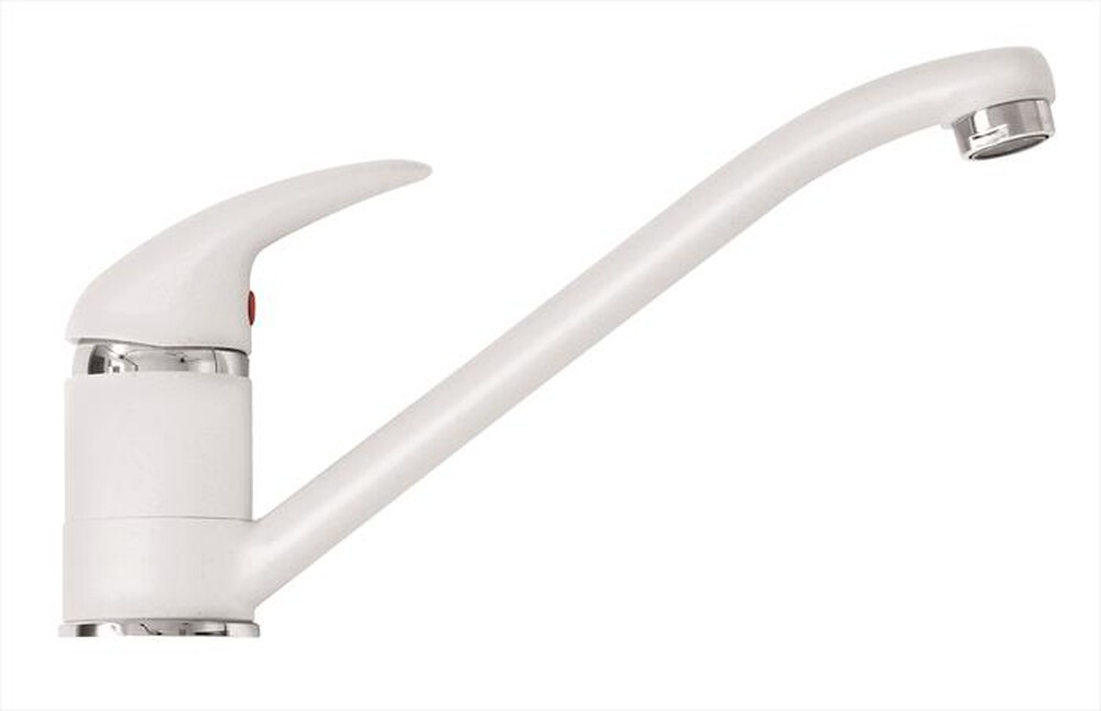 GLEM GAS - MIXNWH3 Miscelatore bianco canna fusa-BIANCO