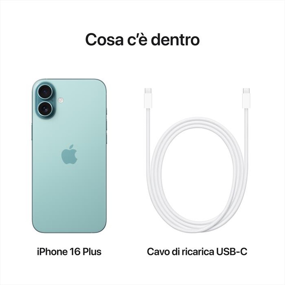 "APPLE - iPhone 16 Plus 256GB-Verde Acqua"