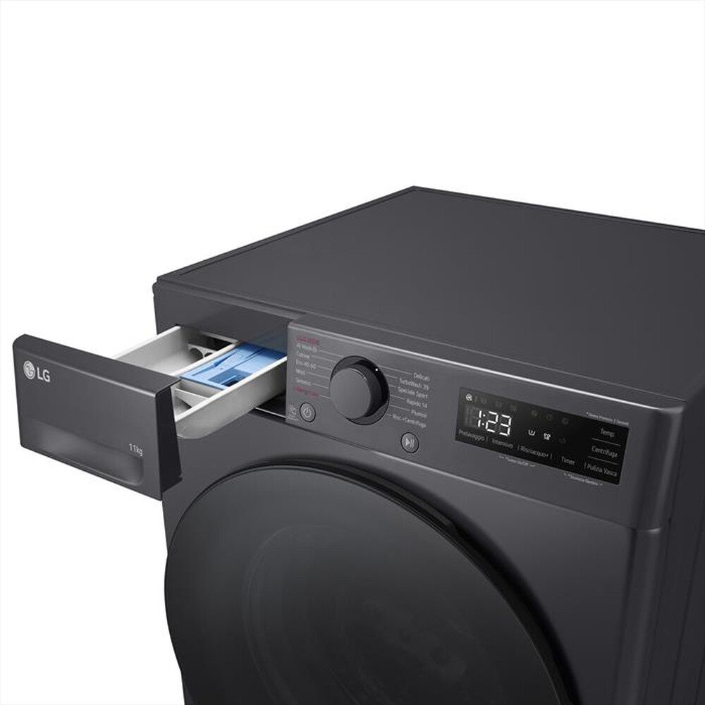 "LG - Lavatrice AI DD R5 F4R5011TSMB 11kg Classe A-Nero"