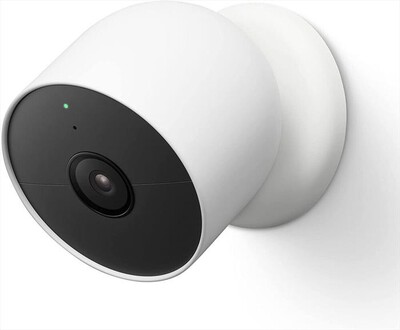 GOOGLE - VIDEOCAMERA DI SORVEGLIANZA A BATTERIA GOOGLE NEST-White