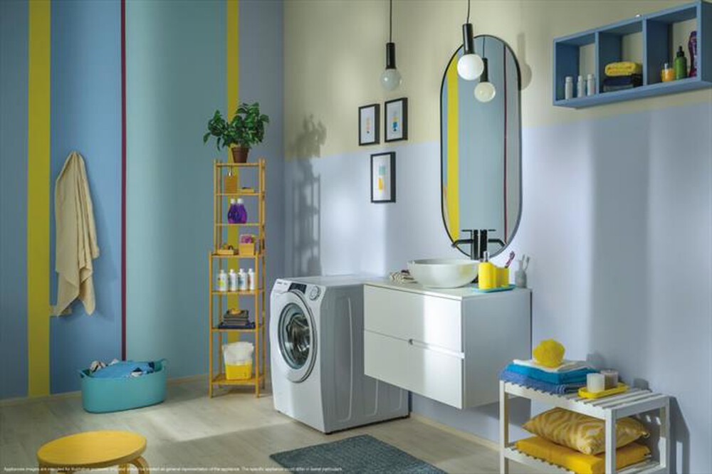 "CANDY - Lavatrice RO 486DWMC7/1-S 8 Kg Classe A-Bianco"