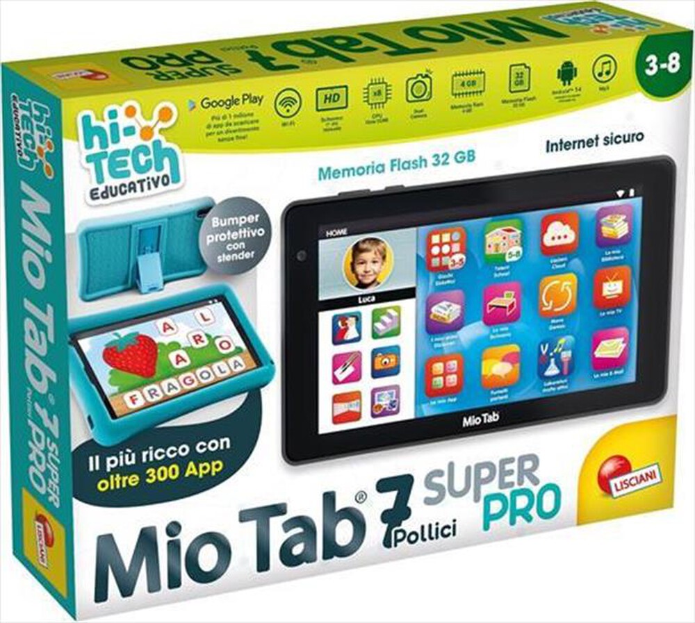 Immagine del prodotto LISCIANI GIOCHI - Tablet per bambini MIO TAB 7" SUP-Multicolore